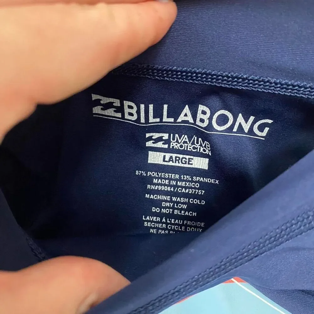 Billabong Men's Navy and Blue Swim